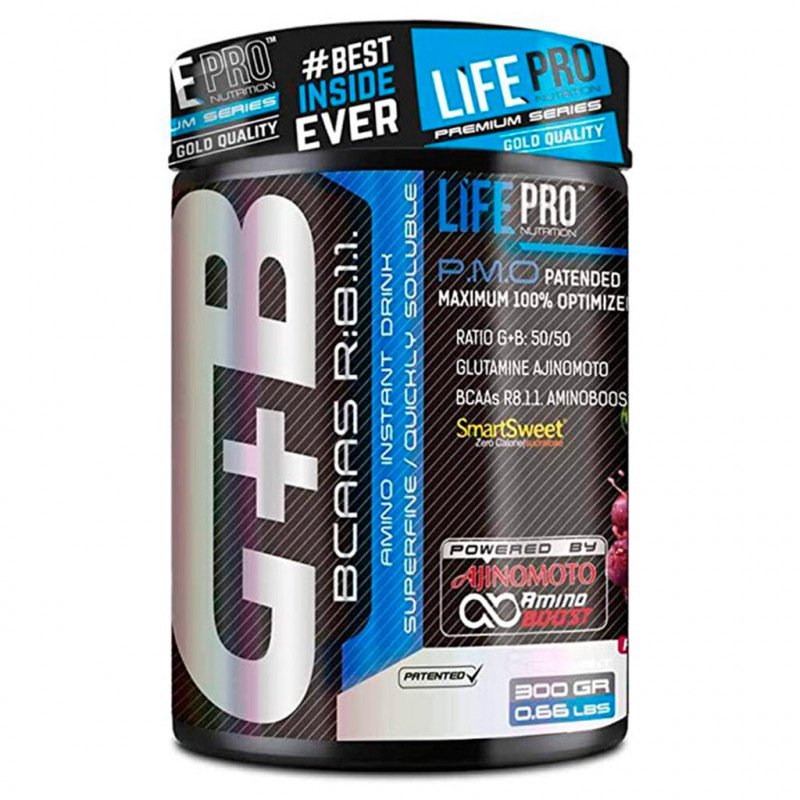 BCAA+Glutamina Ajinomoto 300g. Fruit punch Lifepro
