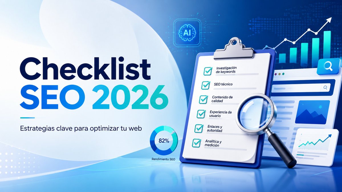 Checklist SEO 2026: Estrategias Clave para Optimizar tu Web Checklist SEO 2026: Estrategias Clave para Optimizar tu Web