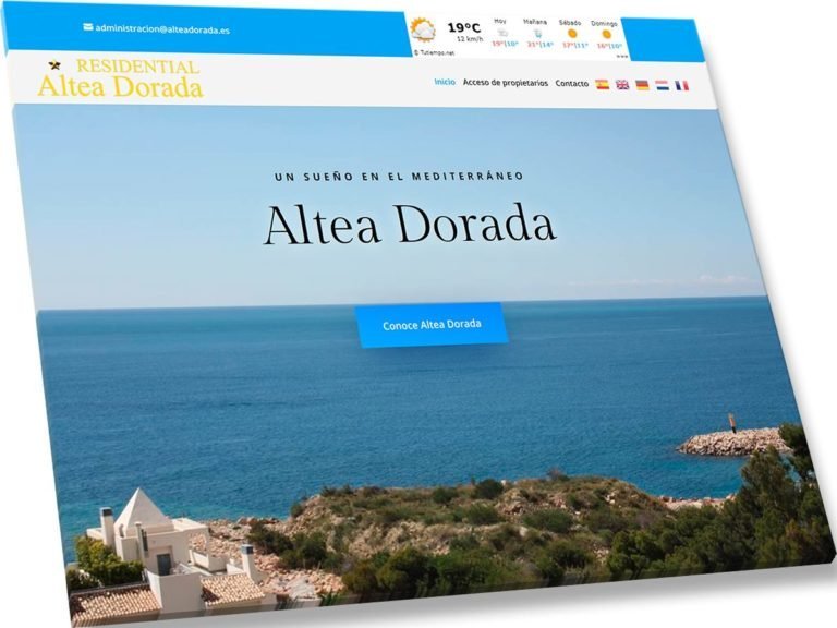 Web de Altea Dorada
