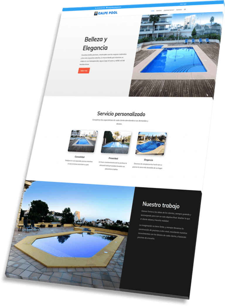 Web de Calpe Pool