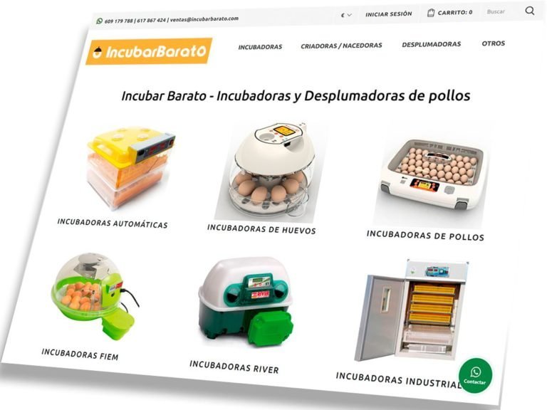 Web de Incubar Barato