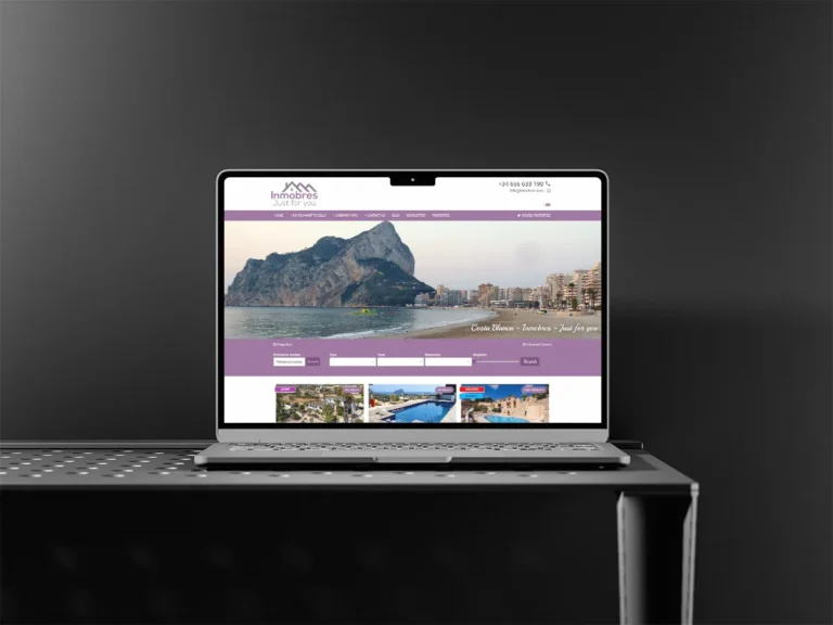 Web de la inmobiliaria Inmobres