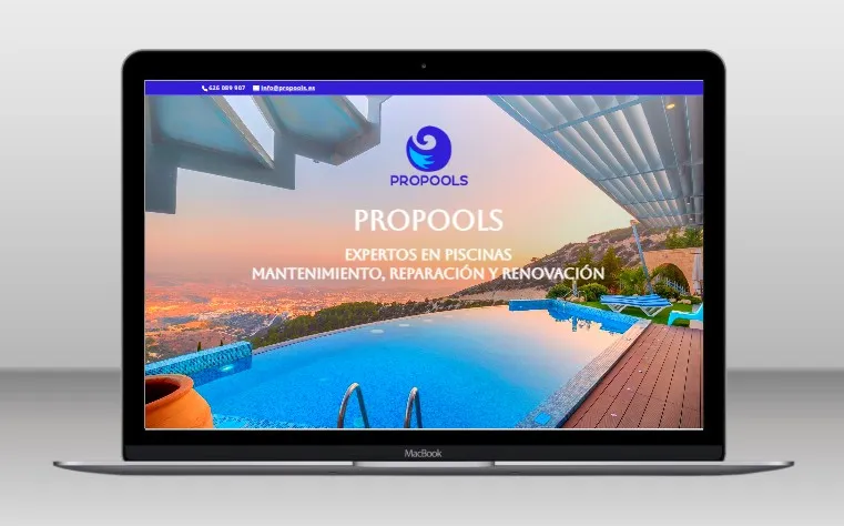 Web de Pro Pools