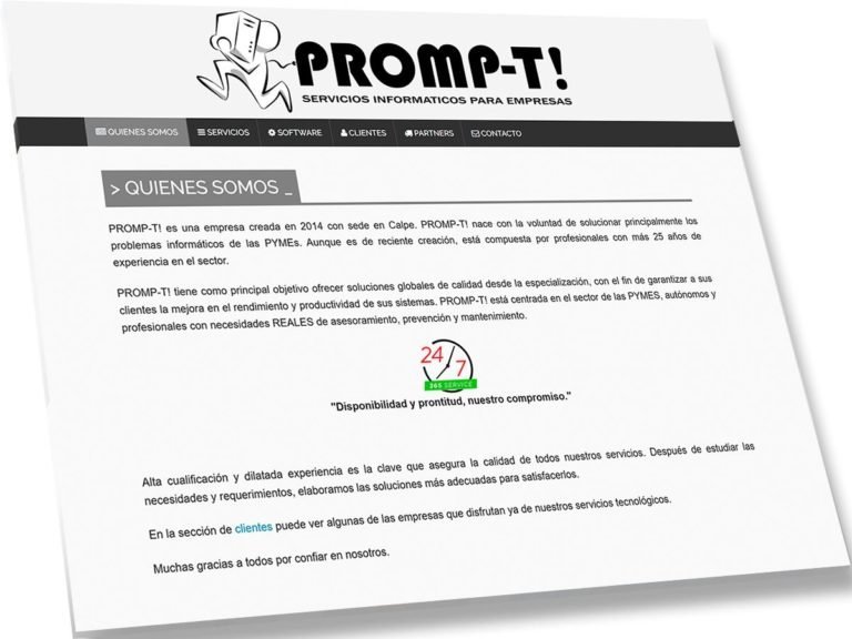 Web de Promp-t